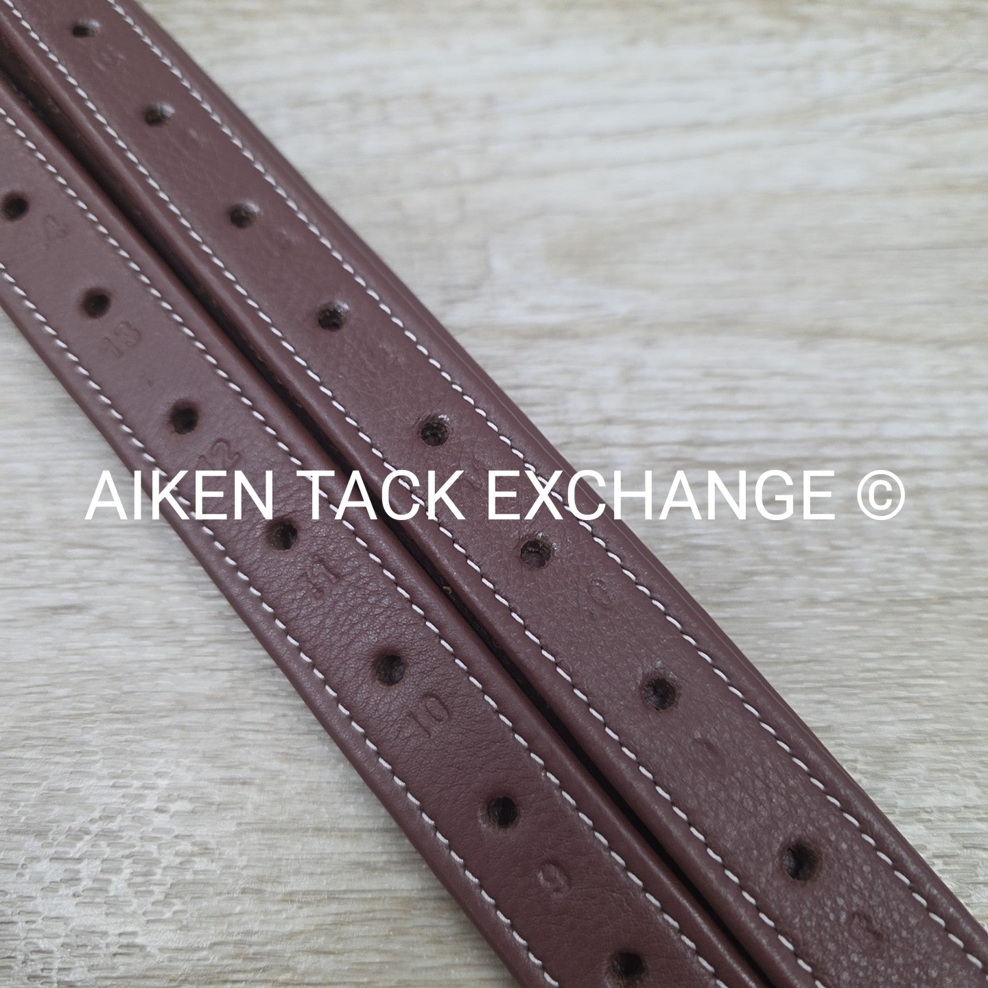 HDR Laureate Triple Covered Stirrup Leathers with Flat Buckles, Oakbark, 60"