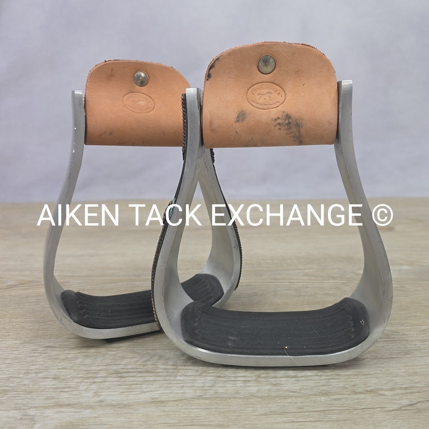 Challenger Horse Wear Aluminum & Copper Barrel Stirrups, 5"