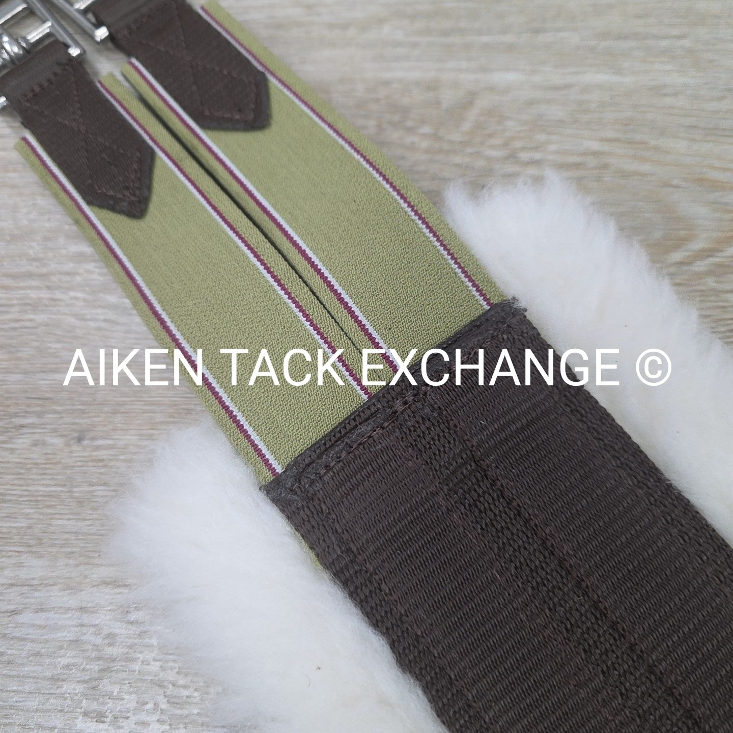 Fleece Girth with Double End Elastic, Brown, 44"