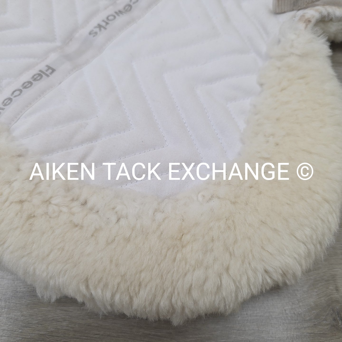 Fleeceworks Sheepskin Classic Original Half Pad with Rolled Edge, Pony