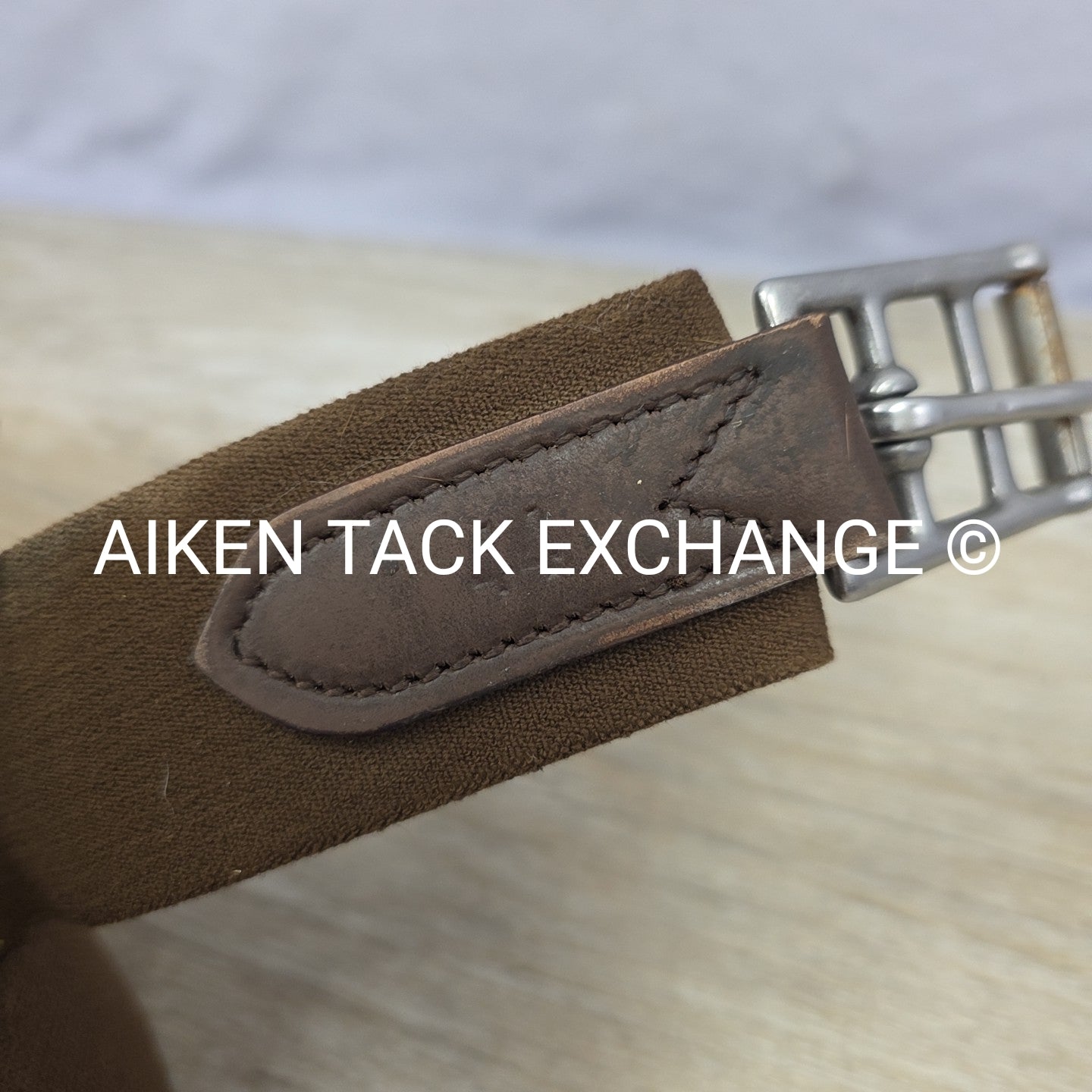 Total Saddle Fit Shoulder Relief Jump AP Girth Brown 44 quot Aiken Tack