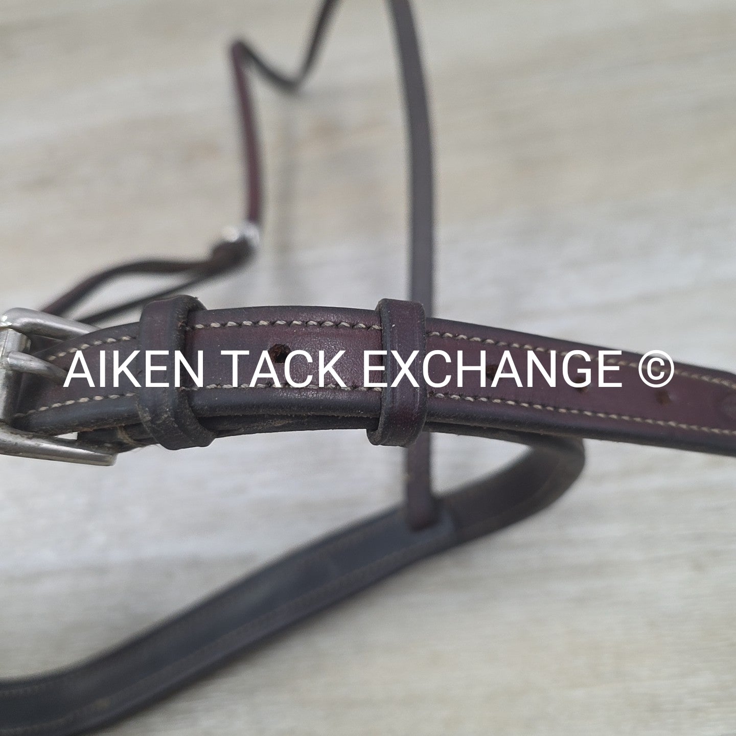 Edgewood Plaid Raised Flash Noseband, Missing Flash Strap, Brown, Size Full