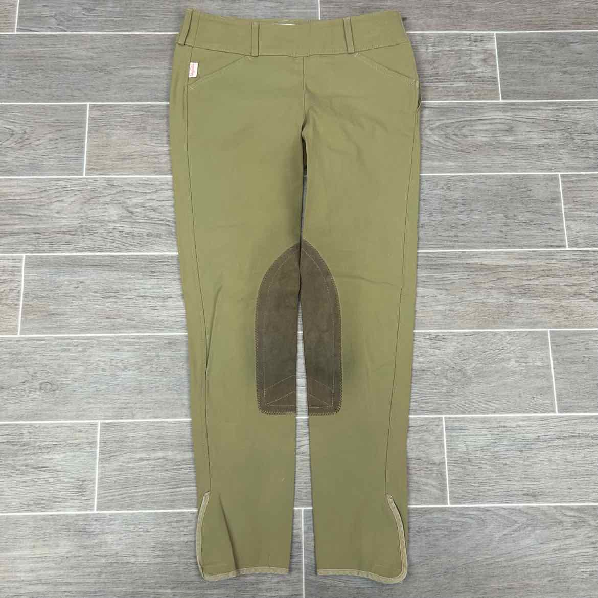 Tailored Sportsman Trophy Hunter Knee Patch Breeches, Size 26 R