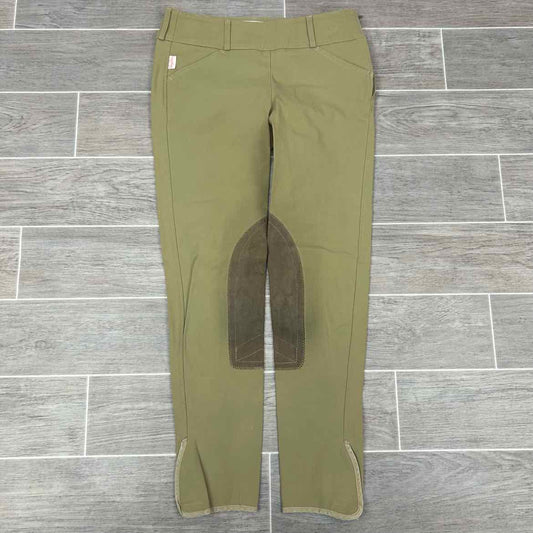 Tailored Sportsman Trophy Hunter Knee Patch Breeches, Size 26 R