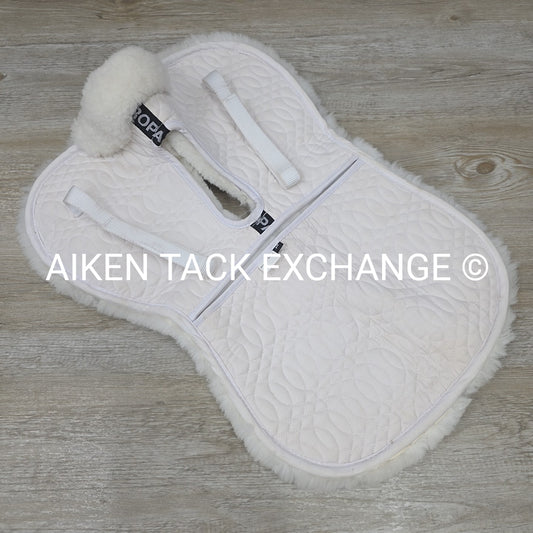 Ovation Europa Sheepskin Whither Relief Lift Back Half Pad, Size Medium (Does No