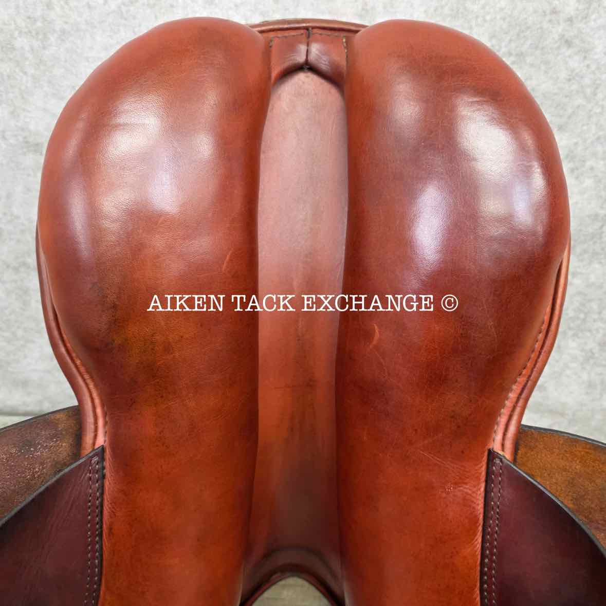 Stubben Edelweiss CS Close Contact Jump Saddle, 17" Seat, 31cm Tree - MW, Wool Flocked Panels