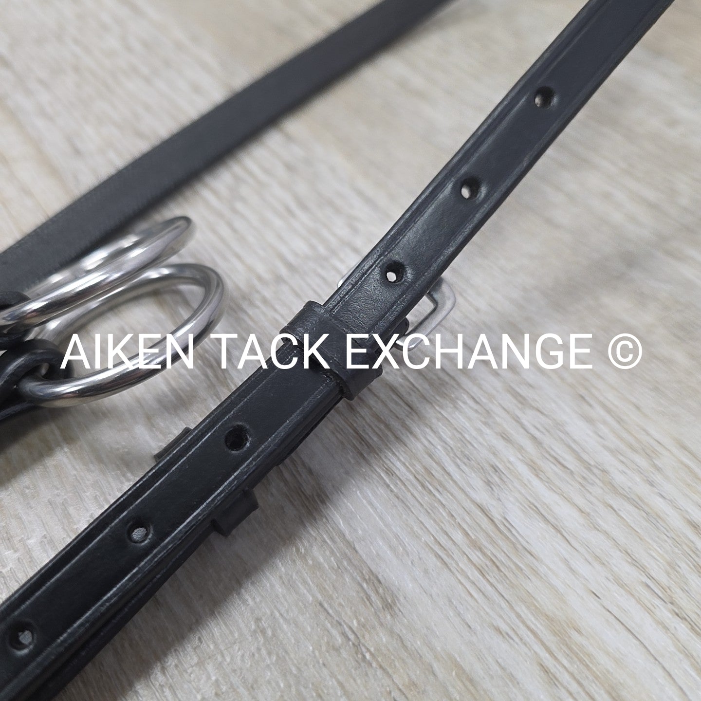 Plain Flat Running Martingale, Black, Size Full