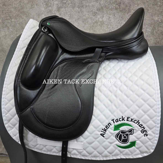 2023 Envy Motion Dressage Saddle, 17.5" Seat, Adjustable Tree, Wool Flocked Panels