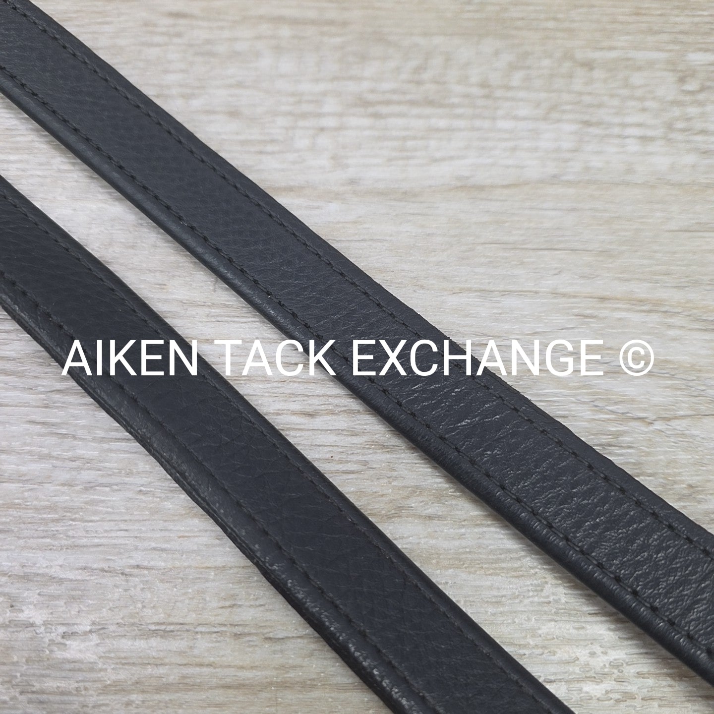 Bates Stirrup Leathers, Black, 54"
