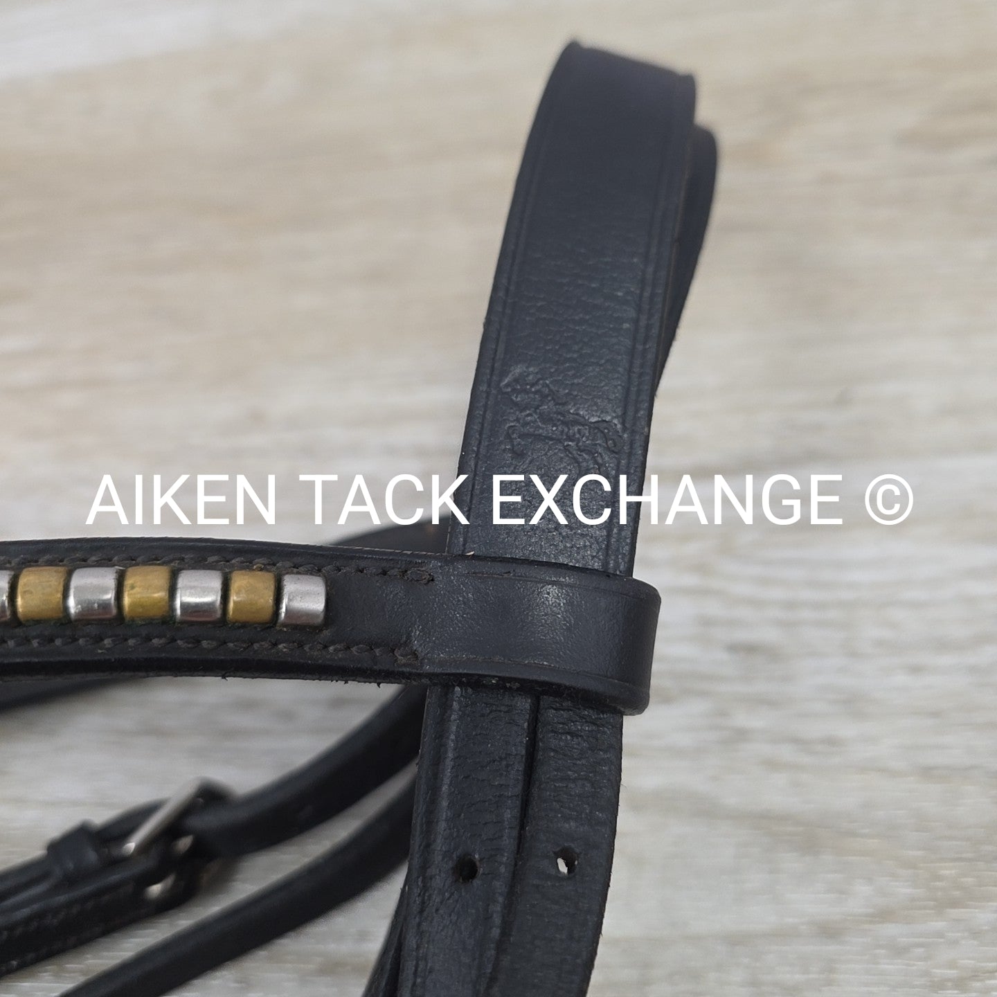 Bobby's English Tack Bridle, No Reins, Black, Size Pony