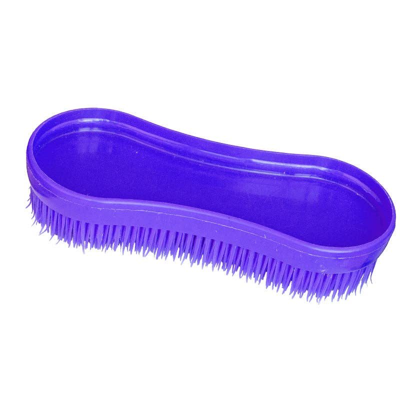TuffRider Plastic Curry Comb: Red / Standard