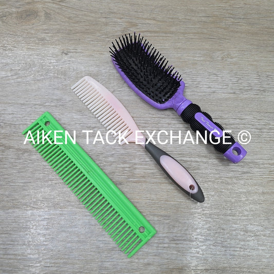 BARGAIN BUNDLE: 2 Combs & 1 Brush