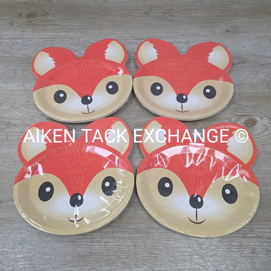 Fox Paper Plates, 12 Count, Set of 5