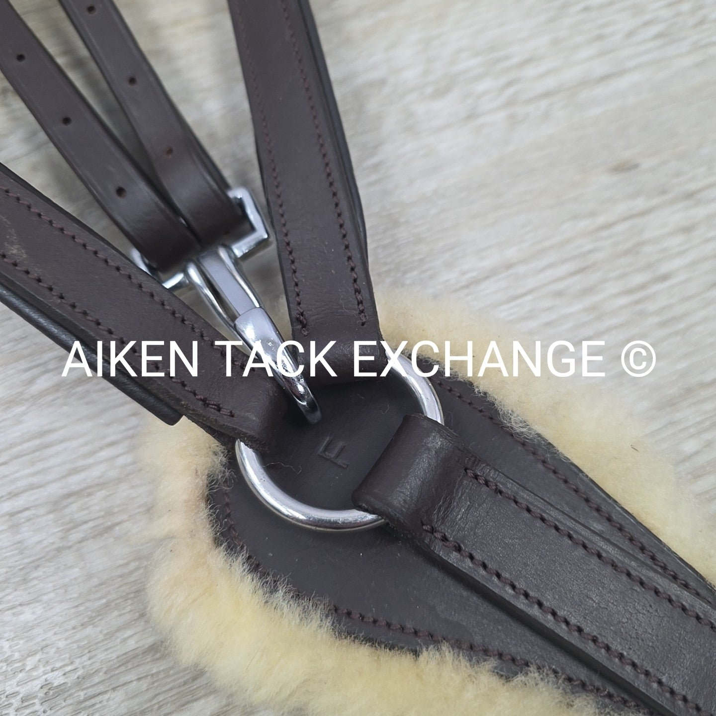 Shires Avignon 5 Point Breastplate with Running Attachment, Brown, Size Full