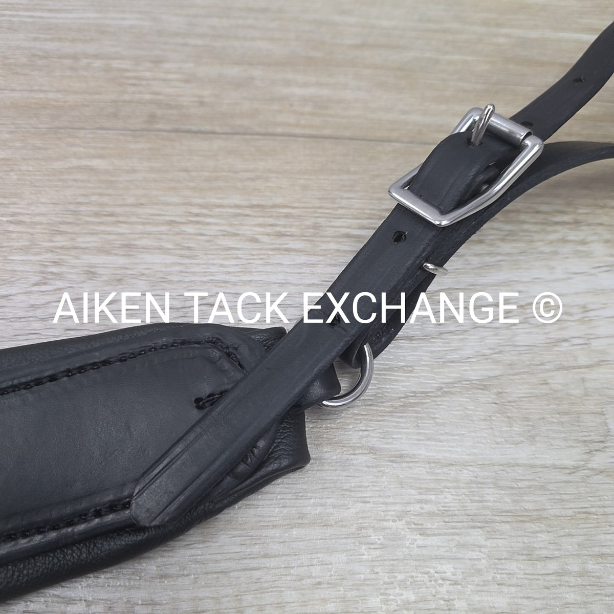 Padded Leather Breastplate, Black, Size Draft