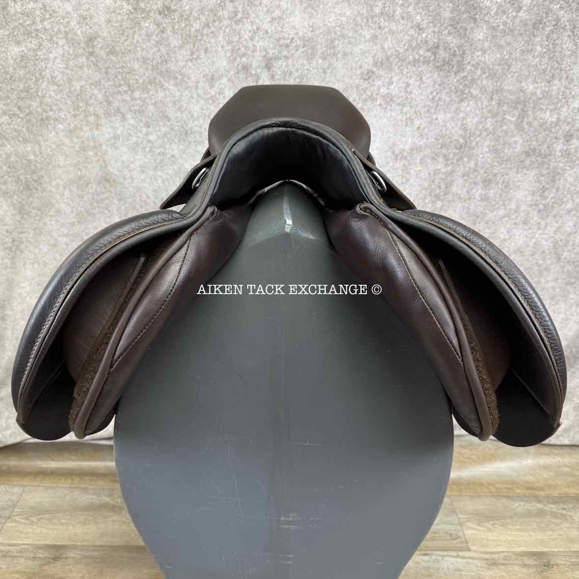 2021 Passier Performance Jump Saddle, 17.5" Seat, Medium Wide Tree, Wool Flocked Panels