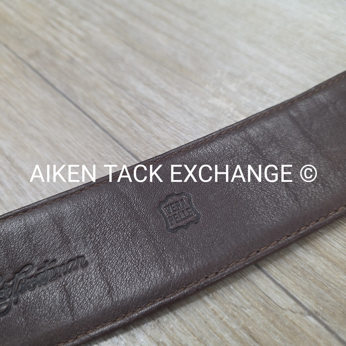 Tailored Sportsman Wide Belt, Brown, Size Medium