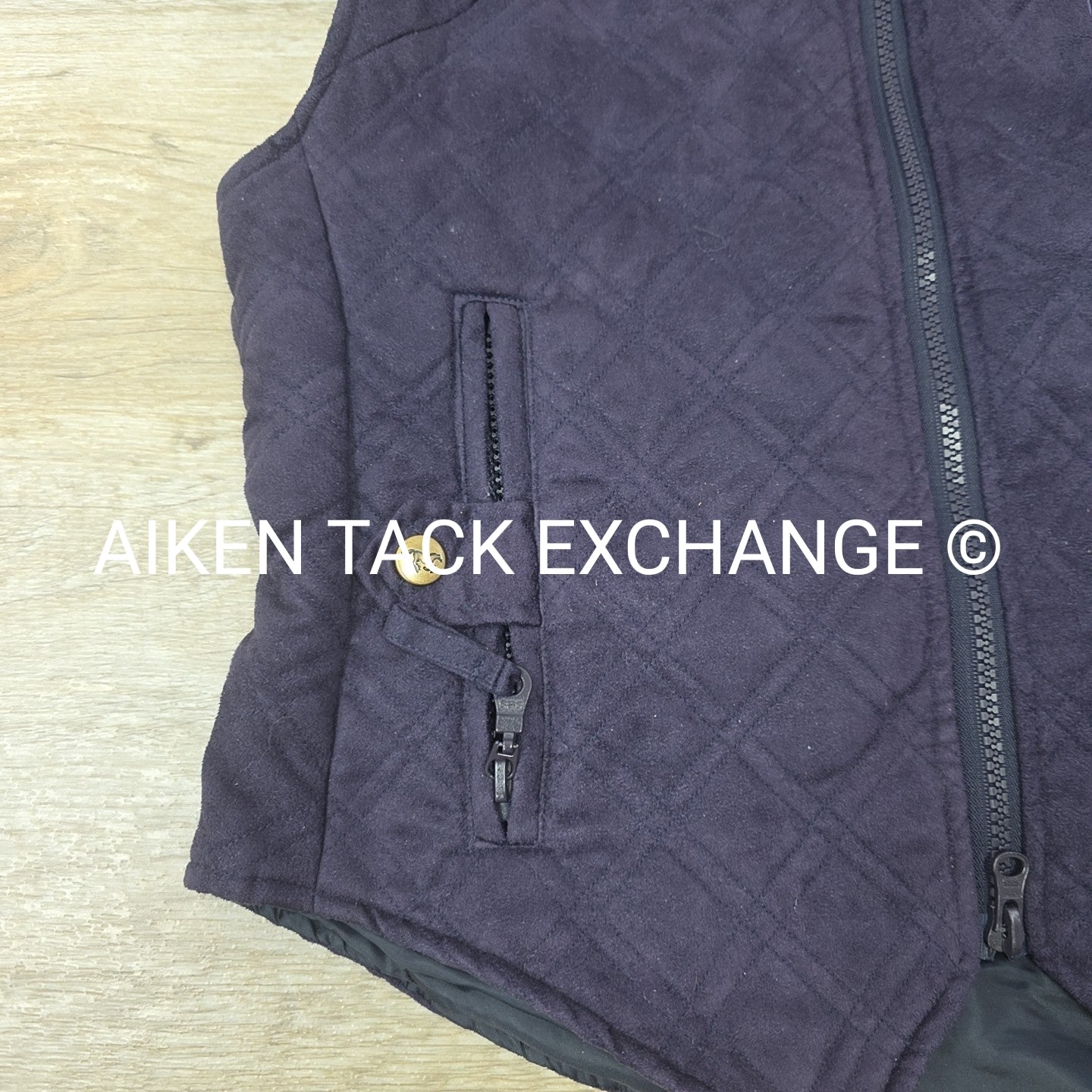 Intec Quilted Suede Vest, Women's Small