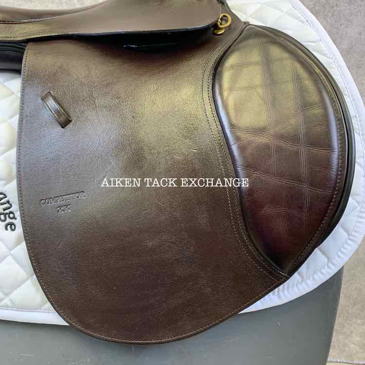 CJD Trophy Competitor XK Close Contact Jump Saddle, 17" Seat, Medium Tree, Foam Panels