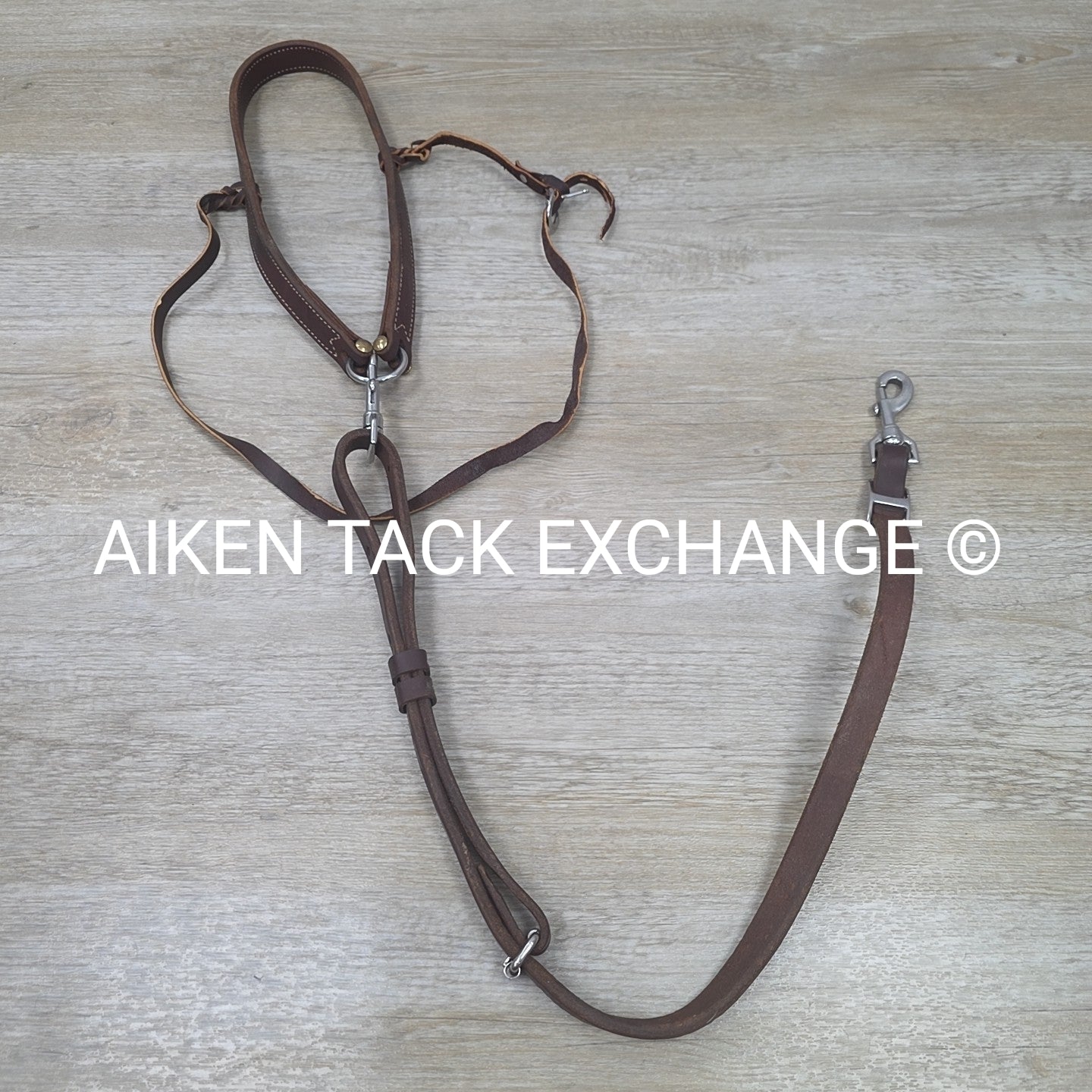 Weaver Leather Noseband with Tie Down Strap