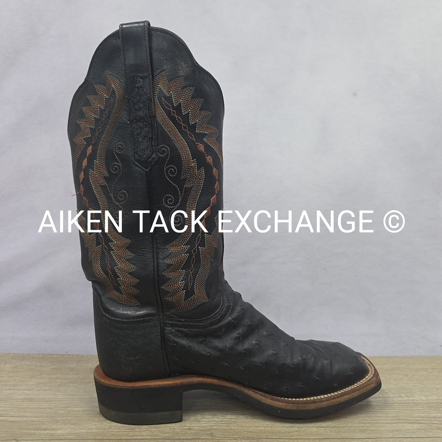 Lucchese Ostrich Boots, Size 6.5