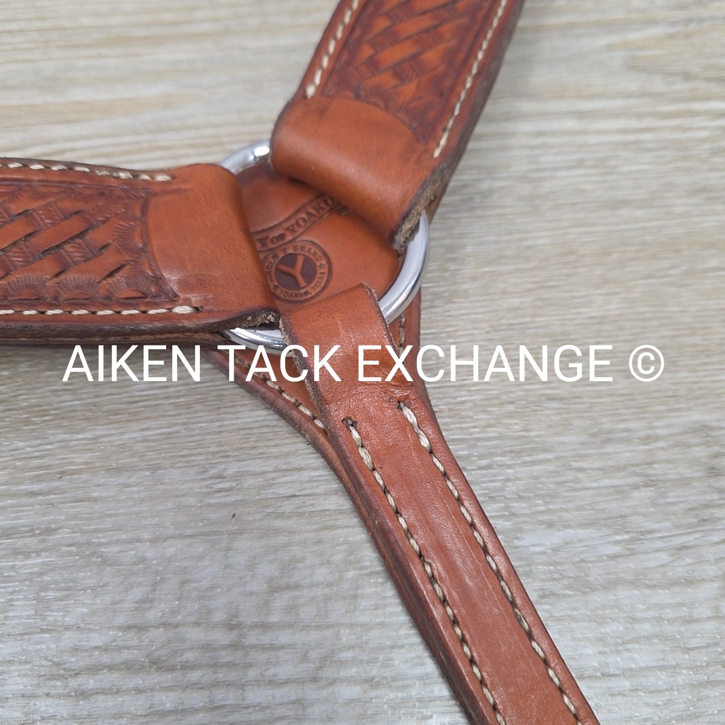 Circle Y Western Breastplate, Brown