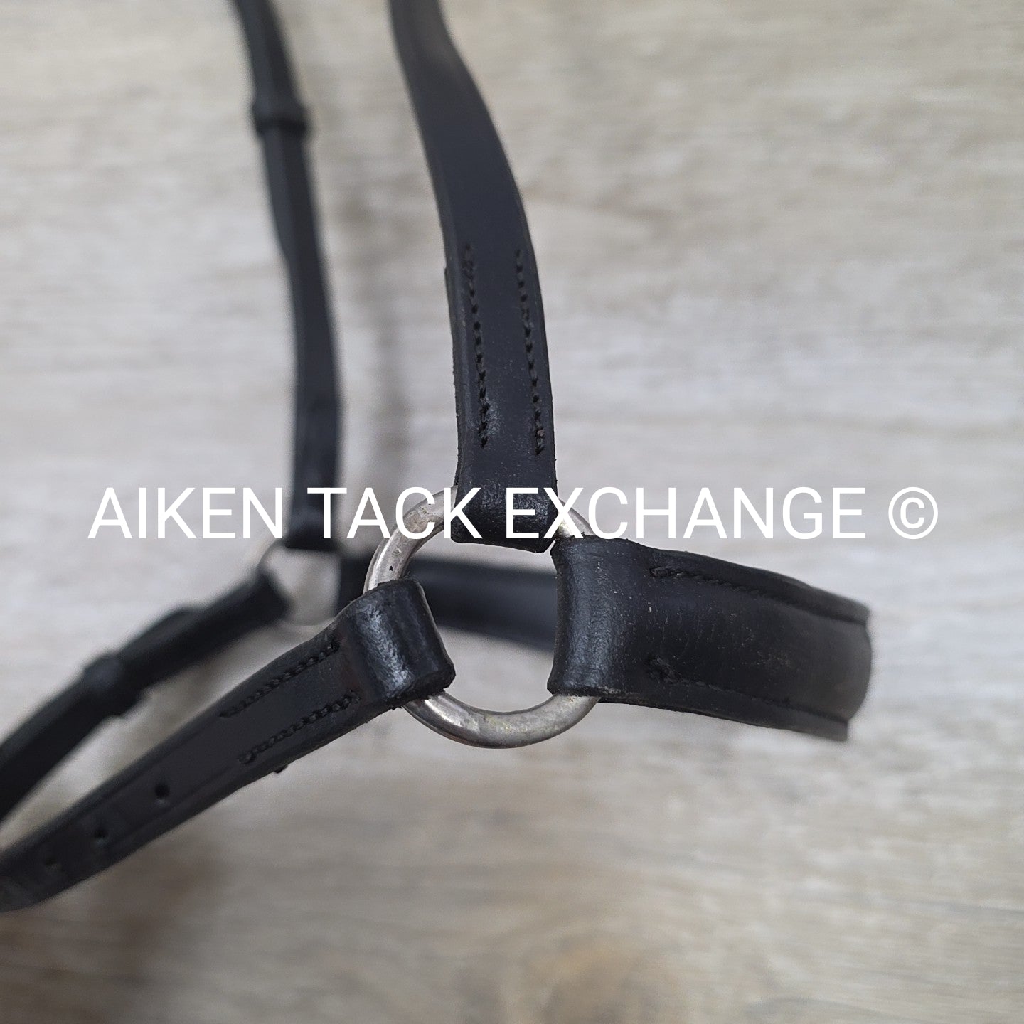 Drop Noseband, Black, Size Full