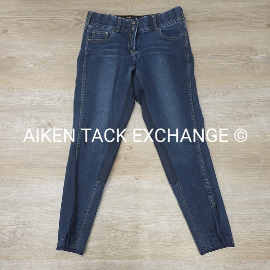 Goode Rider Denim Full Seat Breeches, Size 28