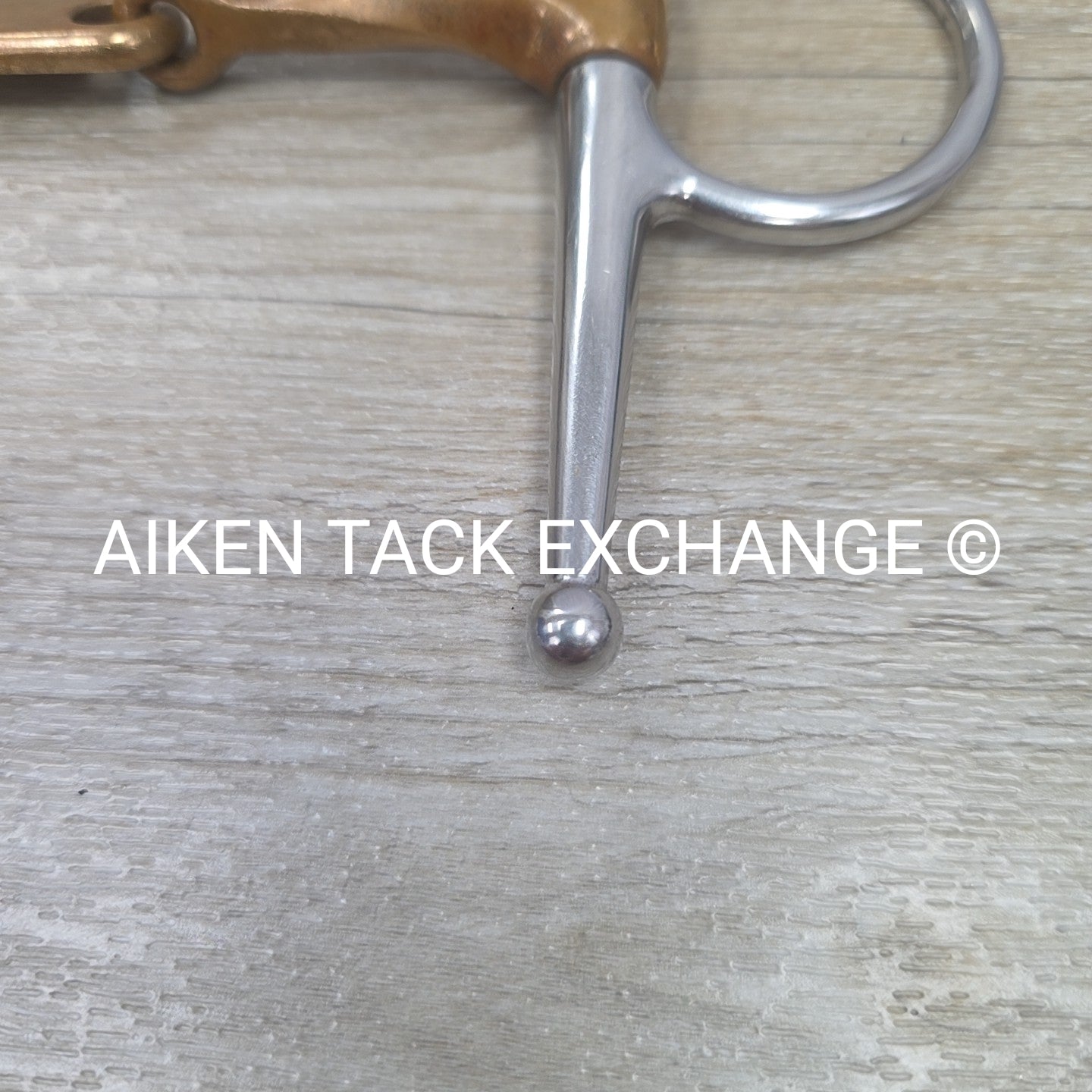 Copper Slow Twist French Link Full Cheek Bit 5.5"
