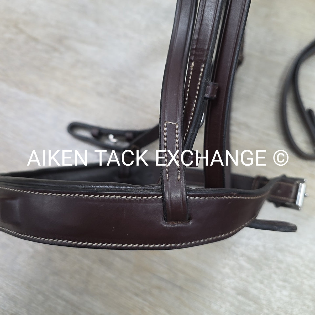 KL Select Black Oak Tupelo Bridle with Matching Laced Reins, Brown, Size Full