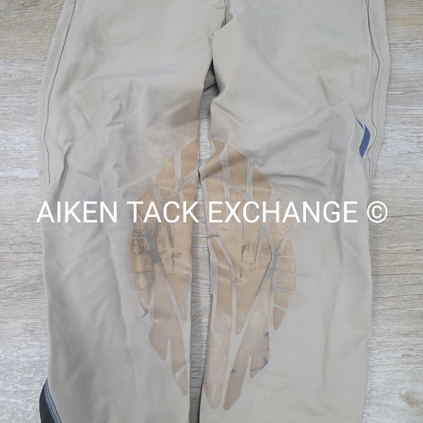 BARGAIN BUNDLE: 2 Pair Struck Silicone Grip Knee Patch Breeches, Size 27