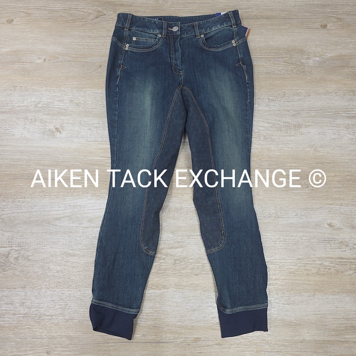 Ariat Halo Silicone Grip Full Seat Denim Breeches, Women's 28R