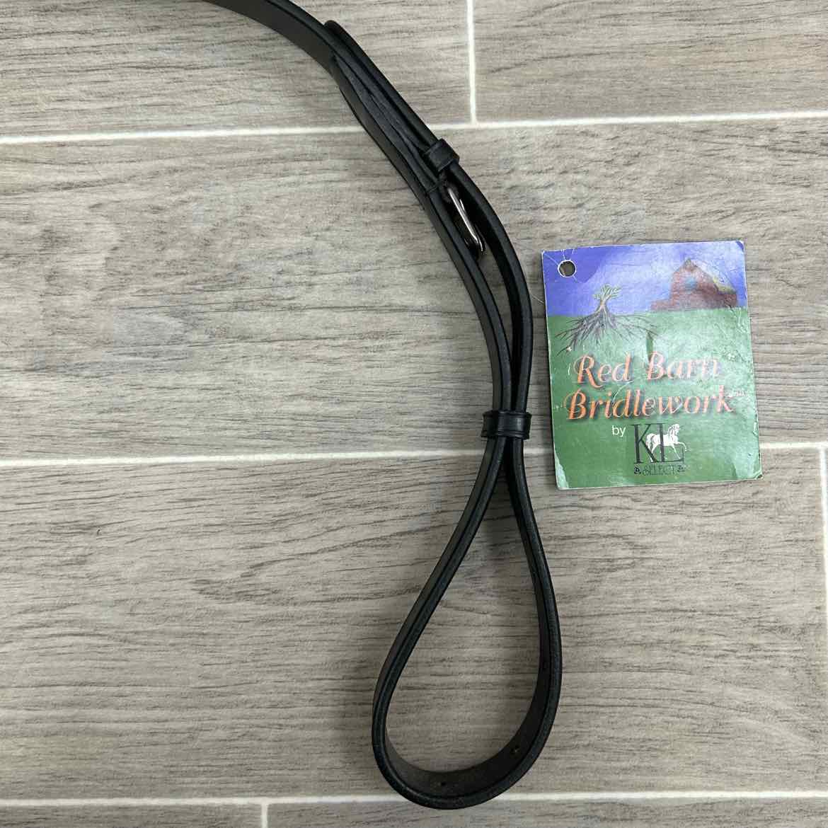 KL Select Red Barn Vienna Side Reins, Black, Brand New