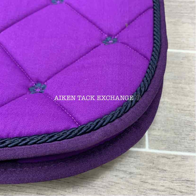 Centaur Hibiscus All Purpose Saddle Pad, Purple, Brand New