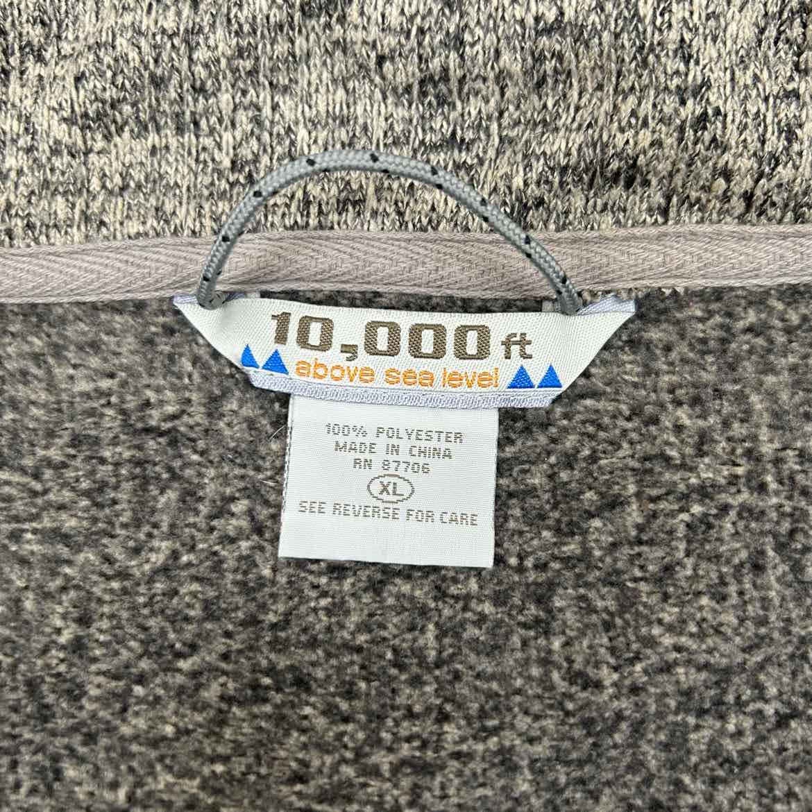 10,000ft Above Sea Level Fleece 1/4 Zip Jacket with Parelli Logo, Size X-Large