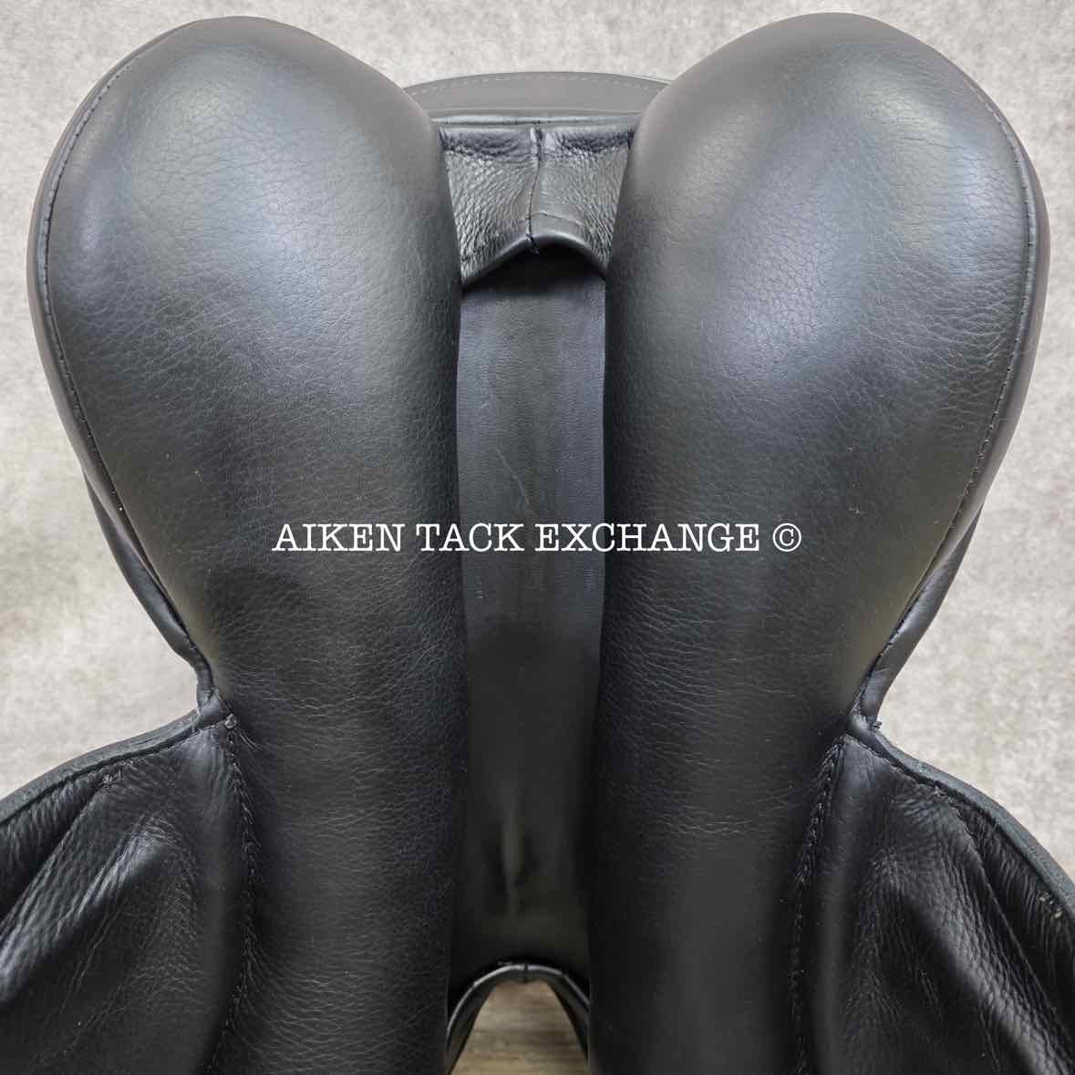 2013 Custom Saddlery Icon Coda Dressage Saddle, 17.5" Seat, Adjustable Tree, Wool Flocked Panels