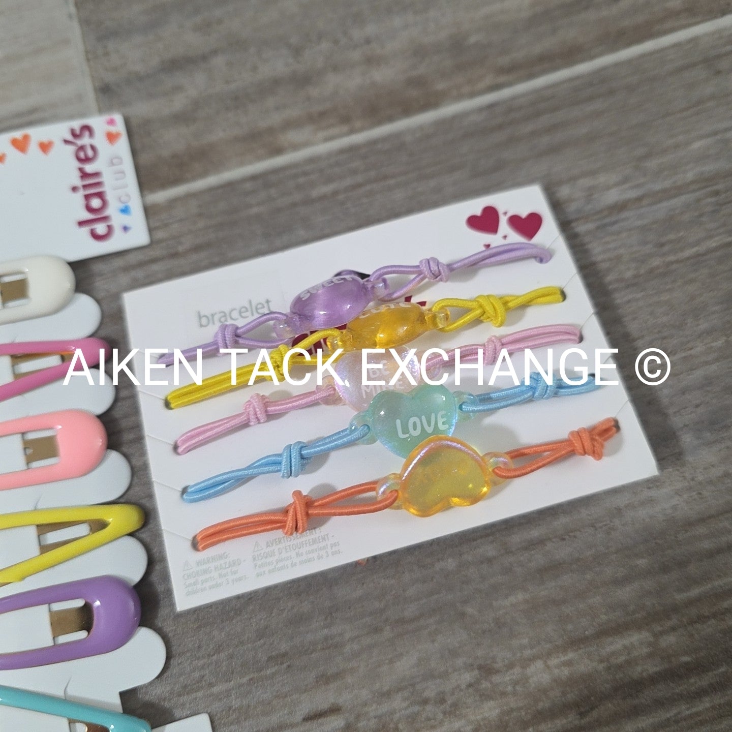 Claire's Hair Bundle - 1 Headband, 6 Hair Clips, 5 Bracelets