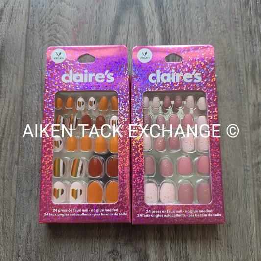 Claire's Press-On Nails (2 Sets) - 24 Count Each (48 Total)