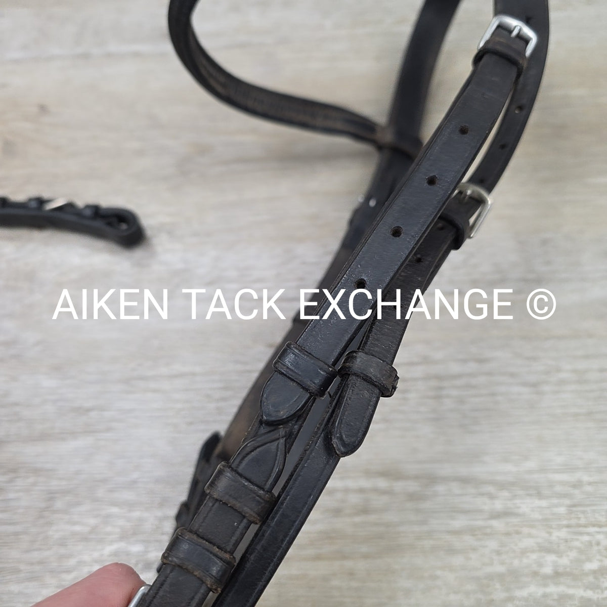 BARGAIN BUNDLE: Flash Bridle with Extra Headstall, No Reins, Black, Size Full