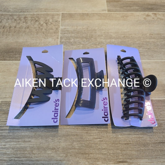 Claire's Claw Clip Bundle - 3 Total