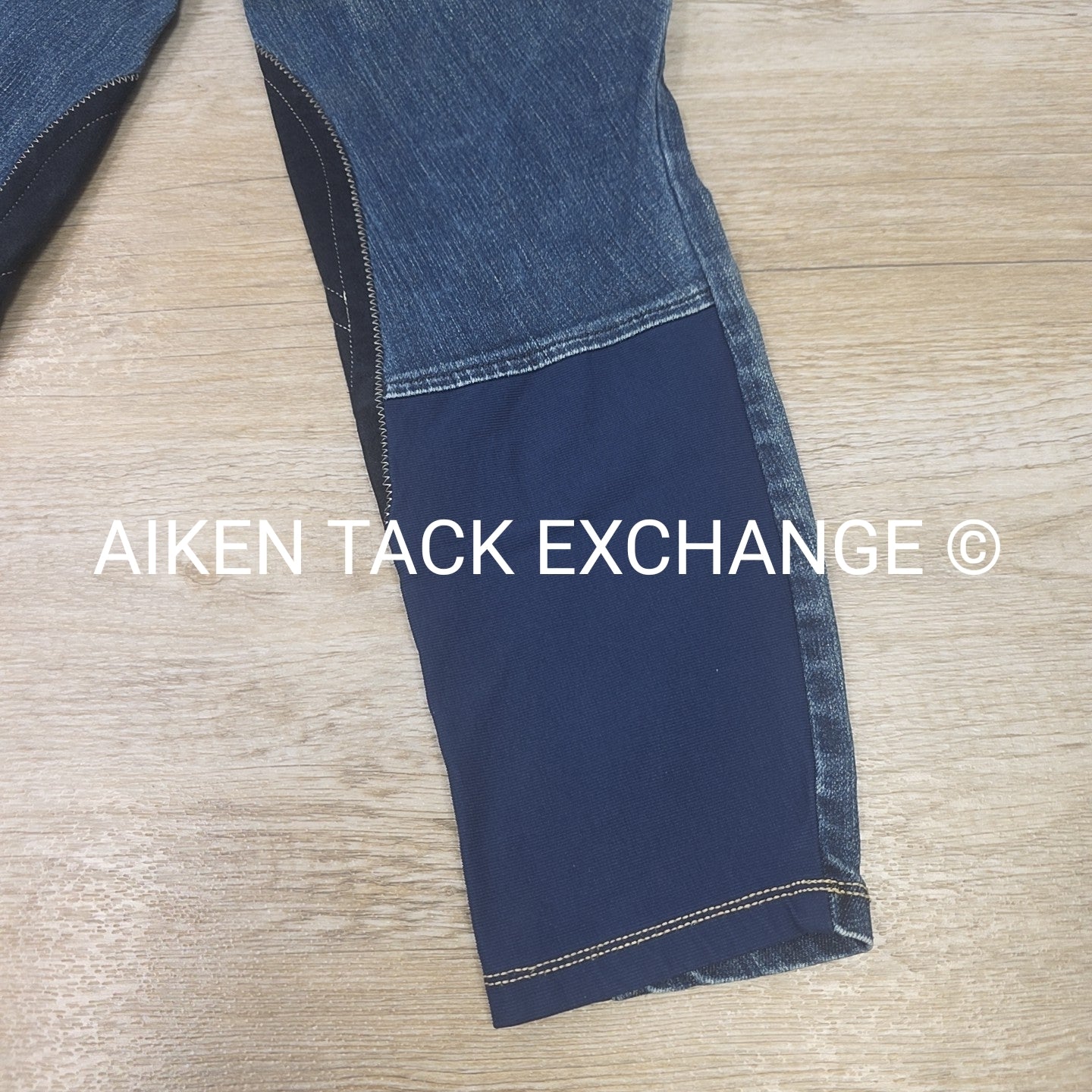 Ariat Denim Knee Patch Breeches, Women's 26R (have blemish)