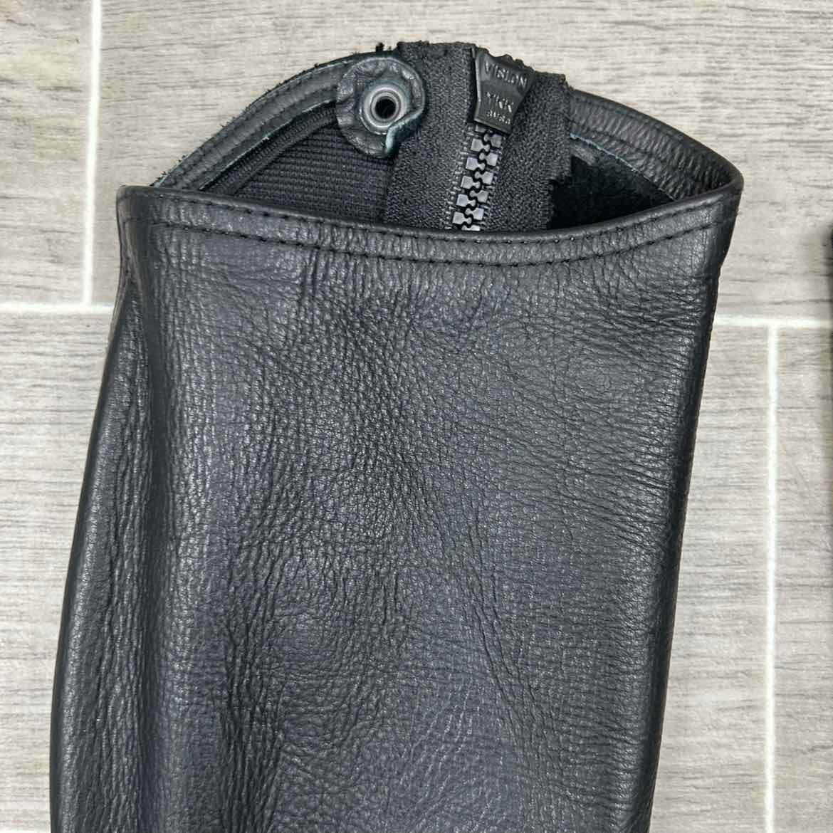 Horze Leather Half Chaps, Size Small