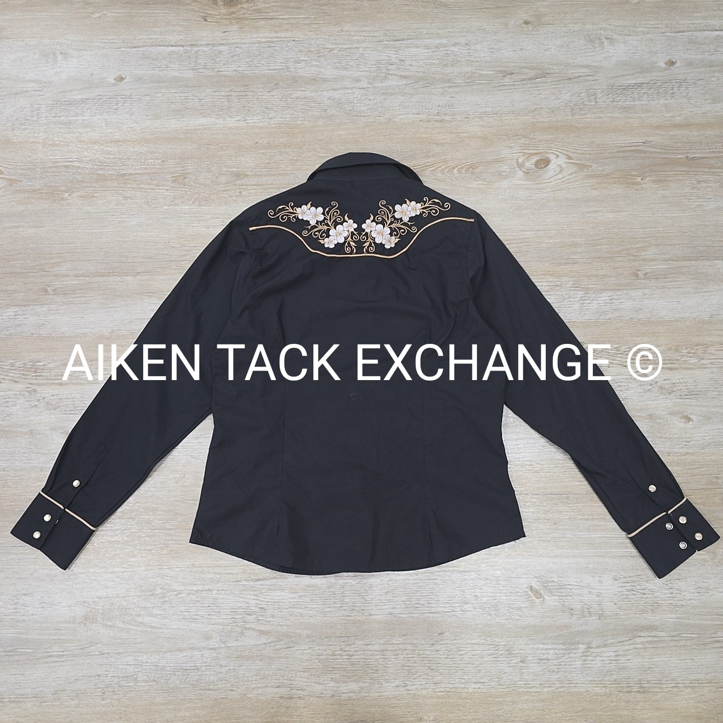 Ace Of Diamond Long Sleeve Western Show Shirt, Women's Large