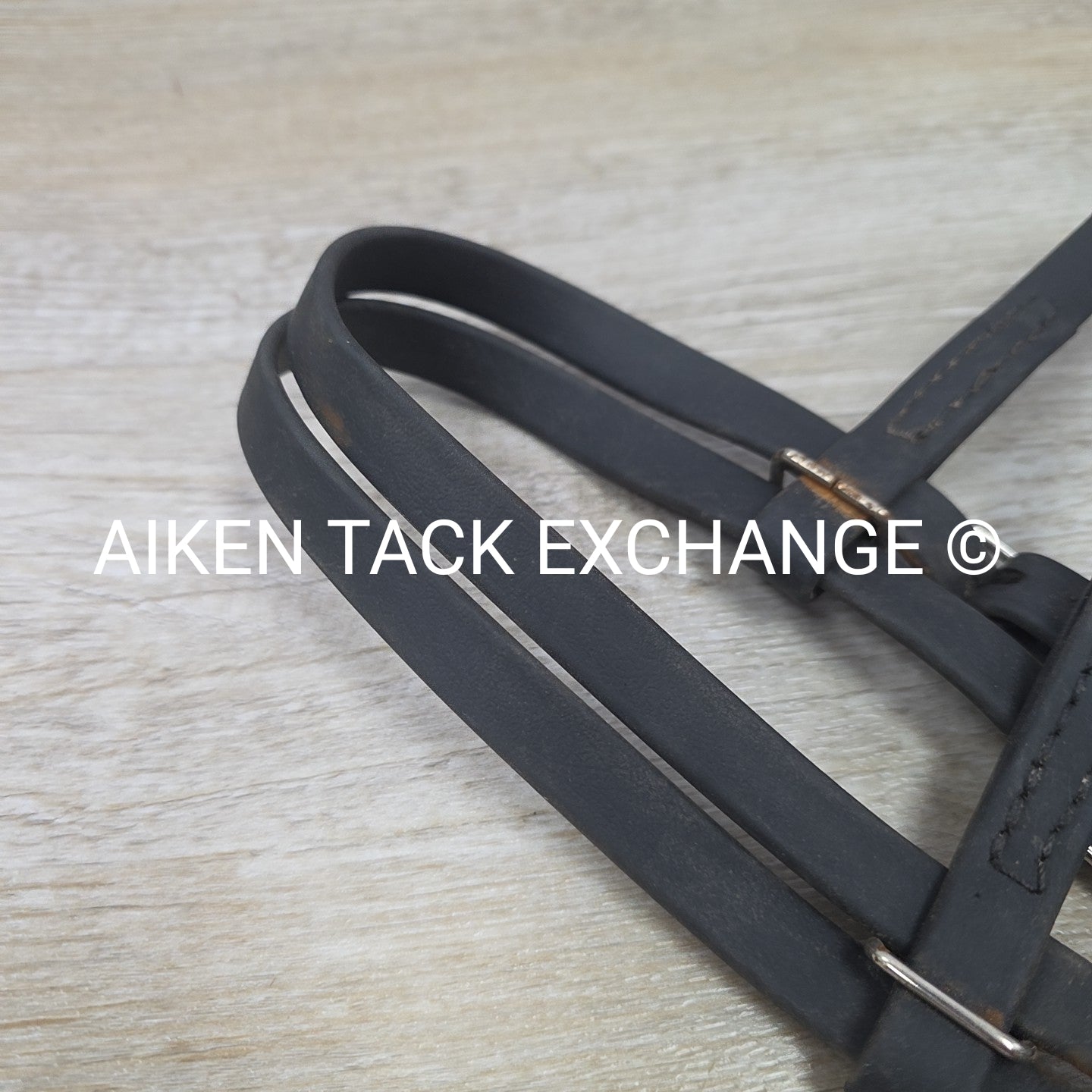 Biothane Browband Headstall, No Reins, Black, Size Full