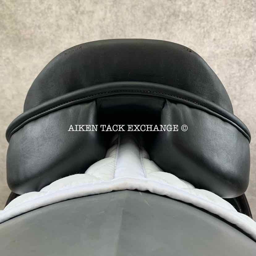 2017 Stackhouse Close Contact Jump Saddle, 16.5" Seat, Short Flap, Medium Narrow