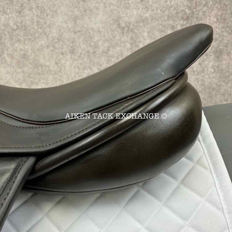 2016 Ideal Impala Professional Monoflap Jump Saddle, 18" Seat, Wide Tree, Wool Flocked Panels