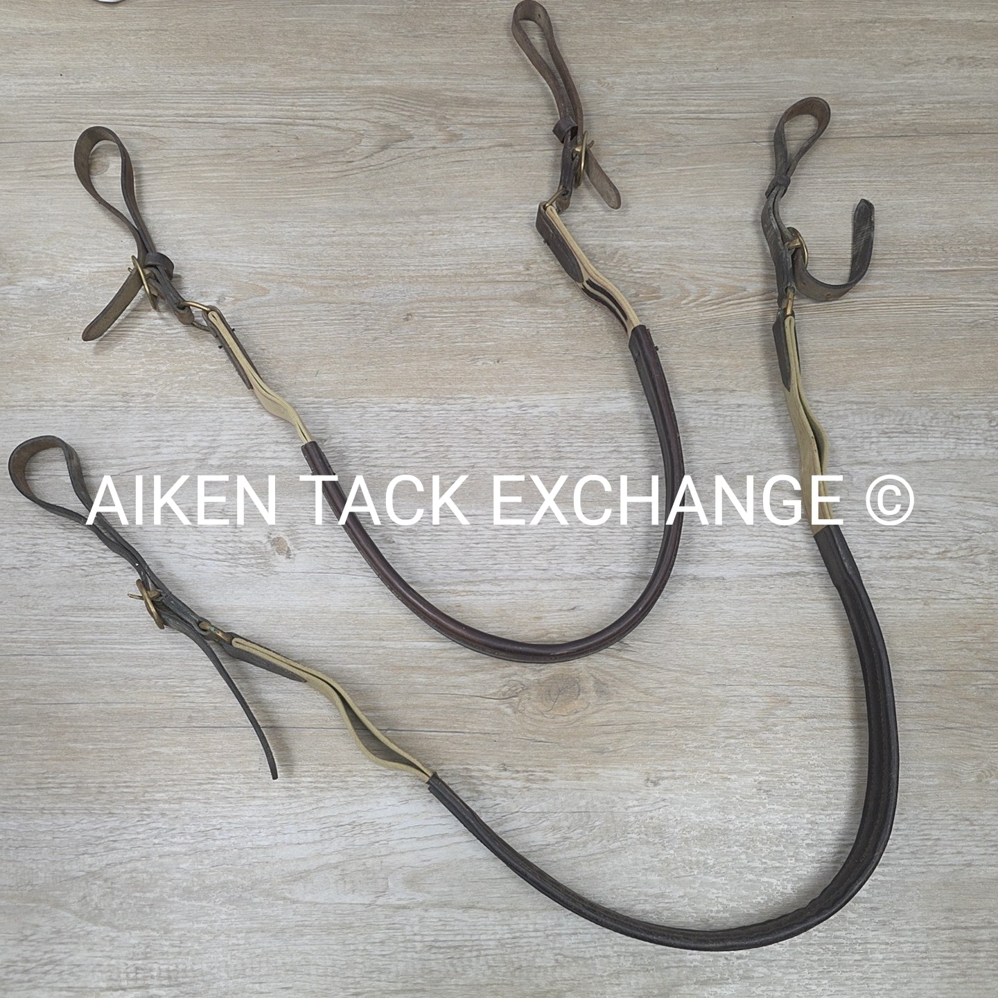 BARGAIN BUNDLE: 2 Jumper Style Breastplates, Brown, Size Full