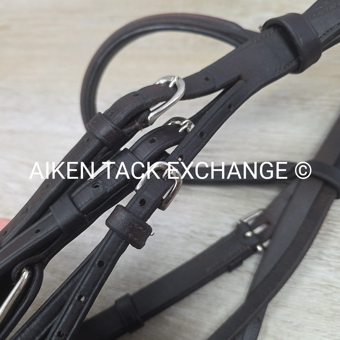 Vespucci Figure 8 Bridle, No Reins, Brown, Size Full