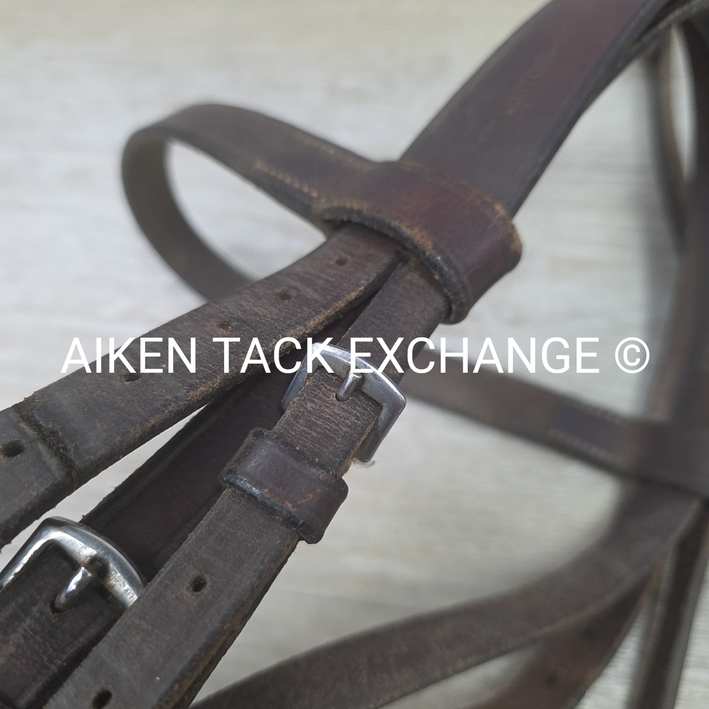 BARGAIN BUNDLE: Flat Hunt Bridle (No Cheek Pieces) & Flat Breastplate, Brown