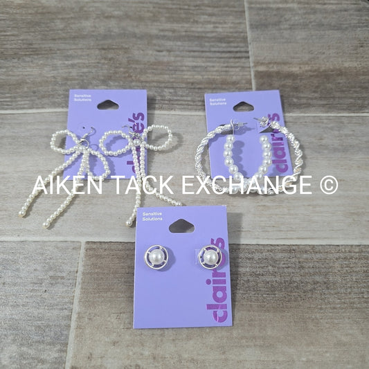 Claire's Earrings - Set of 3